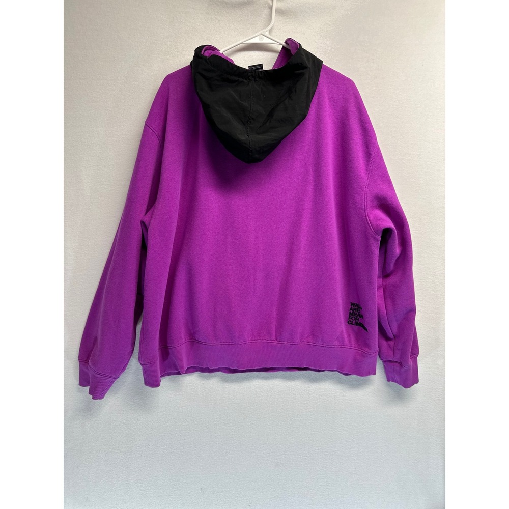 The North Face Hoodie Womens XXL Purple Walls Are Meant For Climbing Graphic - Picture 3 of 13